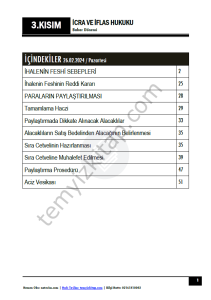 İcra ve İflas Hukuku 2.Öğretim 23-24 Bahar 3