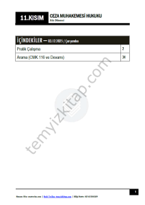 Ceza Muhakemesi Hukuku 25-26 Güz 11