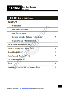 İcra ve İflas Hukuku 25-26 Güz 11