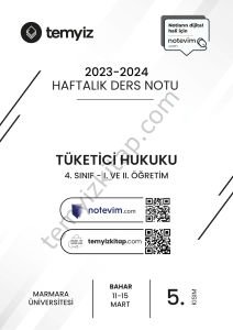 Tüketici Hukuku 23-24 Bahar 5
