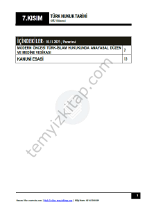 Türk Hukuk Tarihi 25-26 Güz 7