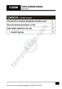 Sosyal Güvenlik Hukuku 23-24 Bahar 5