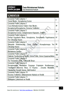 Ceza Muhakemesi Hukuku 2025-2026 Güz Dönemi Çözümlü Pratik Kitapçığı