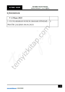 Devletler Umumi Hukuku 22-23 Bahar 6