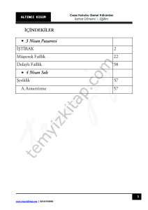 Ceza Hukuku Genel Hükümler 1.Öğretim Tek 22-23 Bahar 6