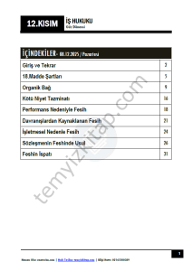 İş Hukuku 25-26 Güz 12