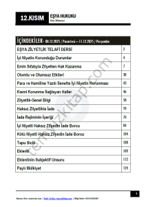 Eşya Hukuku 25-26 Güz 12