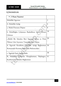 Sosyal Güvenlik Hukuku 22-23 Bahar 6