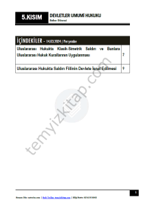 Devletler Umumi Hukuku 23-24 Bahar 5