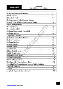 İş Hukuku 2024 Bahar Dönemi Efsane Seri
