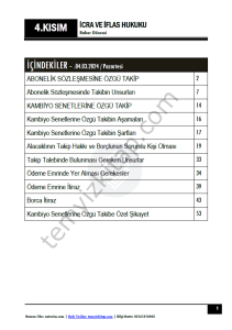 İcra ve İflas Hukuku 2.Öğretim 23-24 Bahar 4