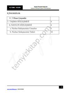 Şehir Üniversitesi Deniz Ticareti Hukuku 22-23 Bahar 6