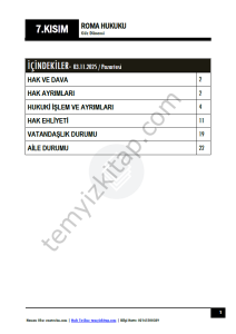 Roma Hukuku 25-26 Güz 7