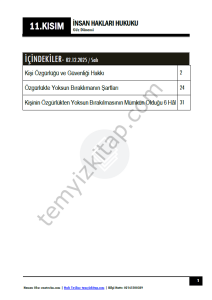 İnsan Hakları 25-26 Güz 11
