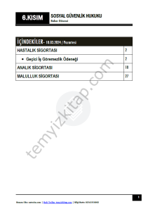 Sosyal Güvenlik Hukuku 23-24 Bahar 6