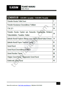 Ticaret Hukuku 1.Öğretim 23-24 Bahar 5