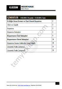 Medeni Hukuk 23-24 Bahar 6