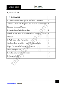 Kocatepe Üniversitesi İnfaz Hukuku 22-23 Bahar 6