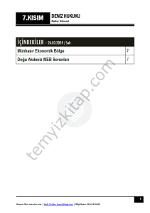 Deniz Hukuku 23-24 Bahar 7