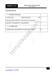 Sakarya Üniversitesi Borçlar Hukuku Genel Hükümler 22-23 Bahar 4