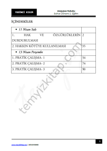 Anayasa Hukuku 2.Öğretim 22-23 Bahar 7