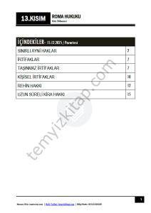 Roma Hukuku 25-26 Güz 13