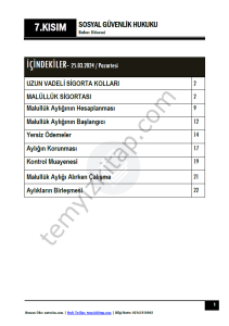 Sosyal Güvenlik Hukuku 23-24 Bahar 7