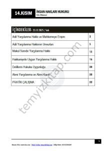 İnsan Hakları 25-26 Güz 14
