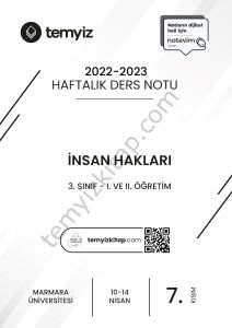 İnsan Hakları 22-23 Bahar 7