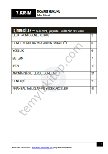 Ticaret Hukuku 2.Öğretim 23-24 Bahar 7