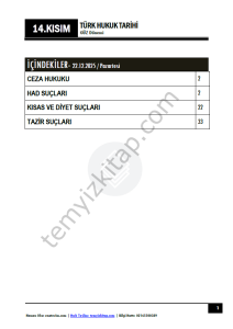 Türk Hukuk Tarihi 25-26 Güz 14