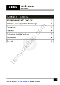 Tüketici Hukuku 23-24 Bahar 7