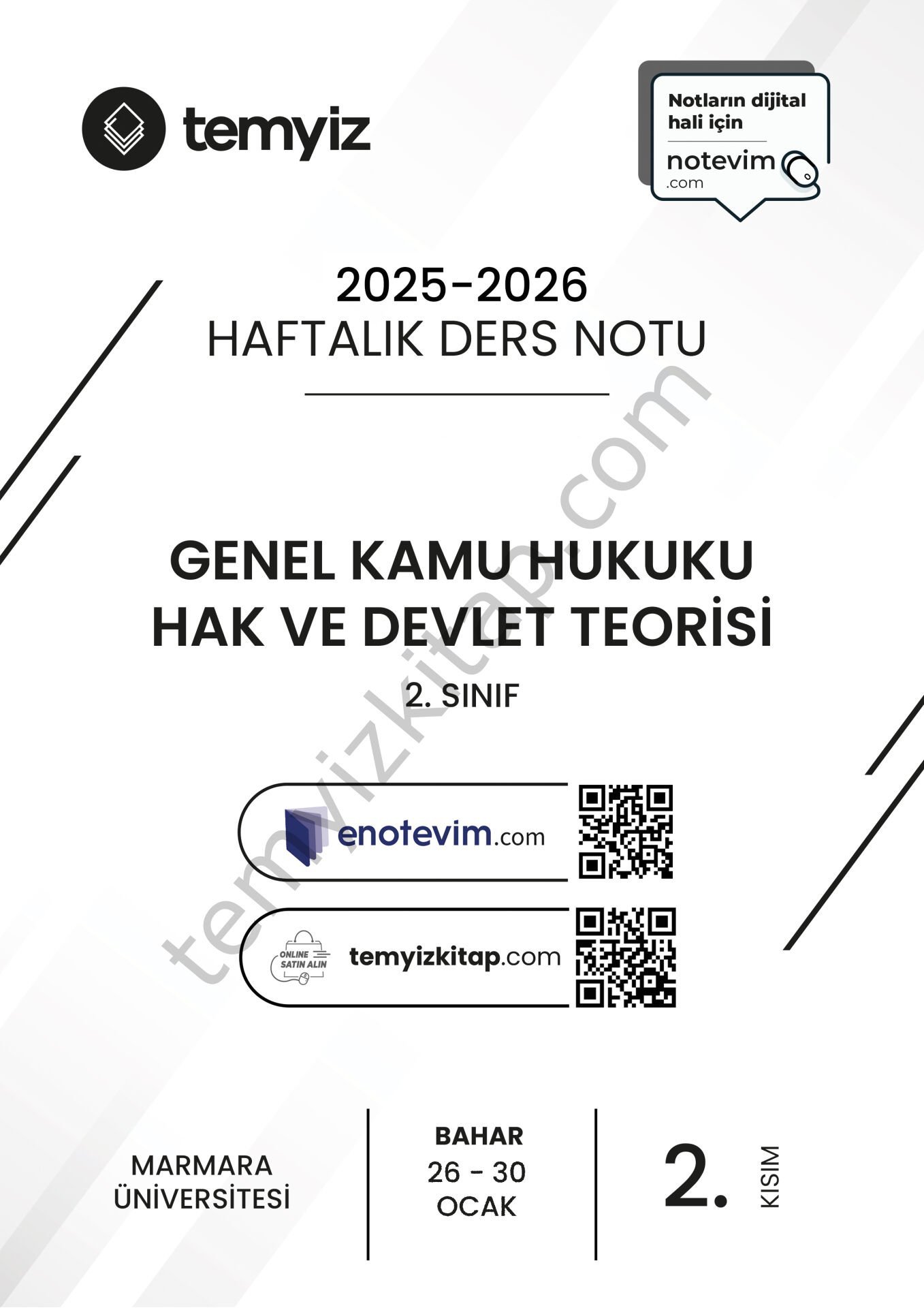 GKH Hak ve Devlet Teorisi 25-26 Bahar 2