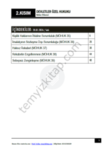 Devletler Özel Hukuku 25-26 Bahar 2