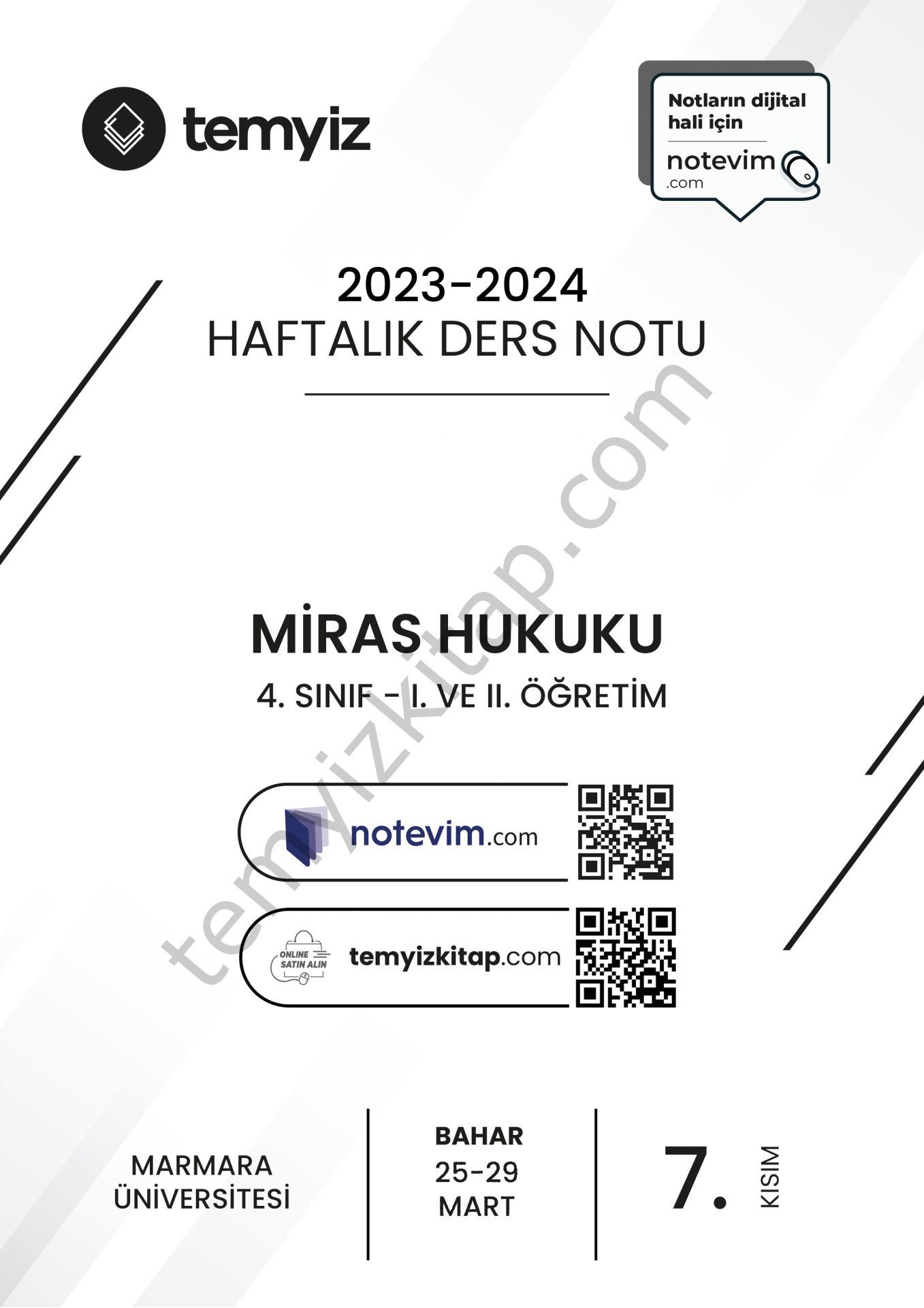 Miras Hukuku 23-24 Bahar 7