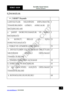 Uludağ Üniversitesi Devletler Genel Hukuk 22-23 Bahar 2