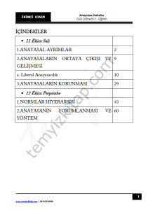 Anayasa Hukuku 1.Öğretim 22-23 Güz 2