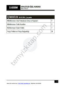 Devletler Özel Hukuku 25-26 Bahar 3